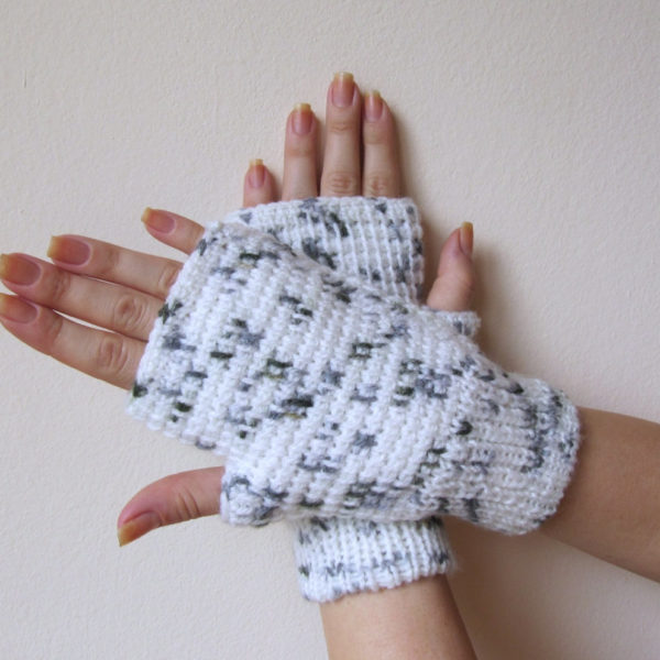 hand knitted gloves